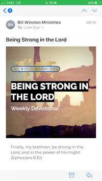 bill winston ministries being strong in the lord screenshot